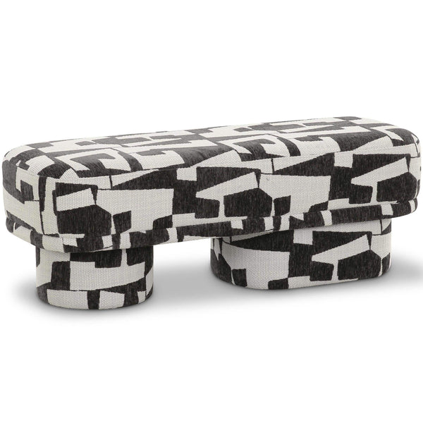 home fashion Lena Bench Black and White
