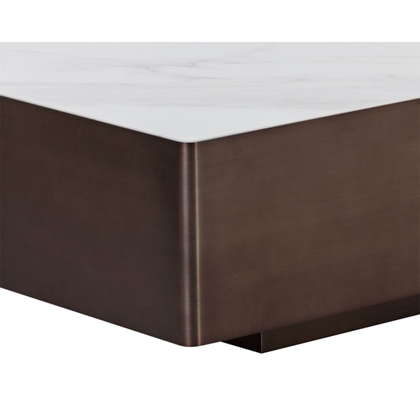 Home Fashion Lenay Coffee Table Dark Bronze