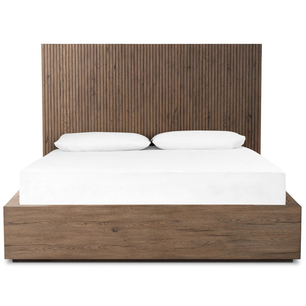 Home Fashion Leo Bed Rustic Grey By Four Hands