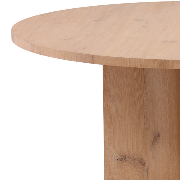 Home Fashion Lia Round Dining Table Light Natural