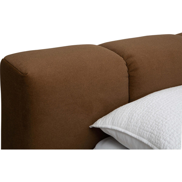 Home Fashion Liam King Bed Vesper Tobacco