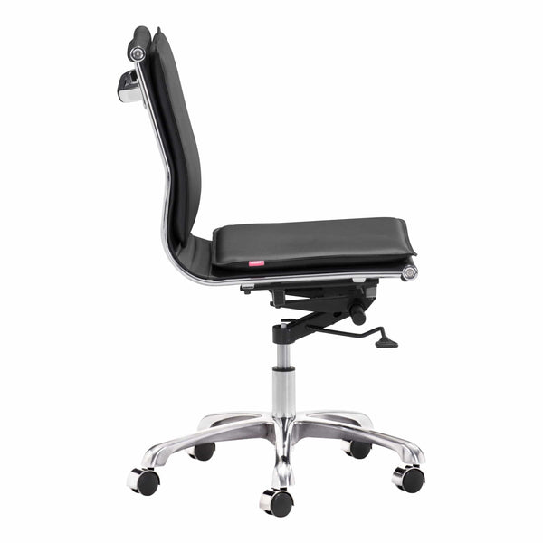 Home Fashion Lider Plus Armless Office Chair Black