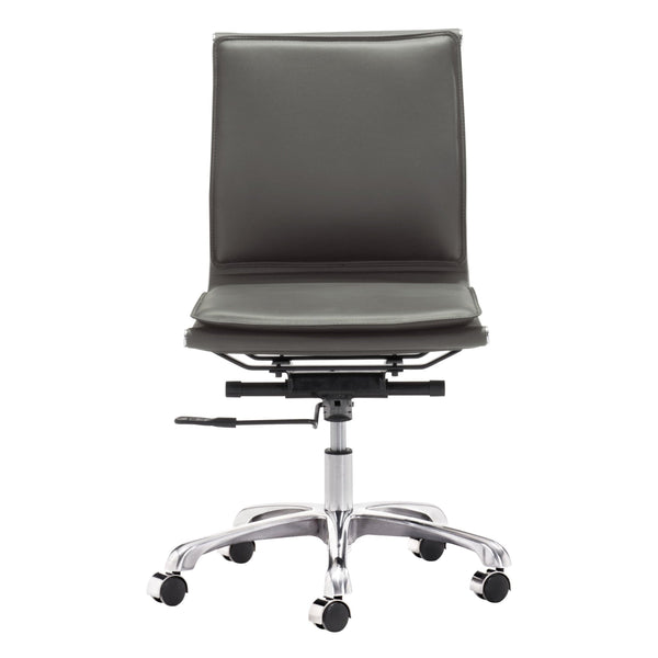 Home Fashion Lider Plus Armless Office Chair Gray