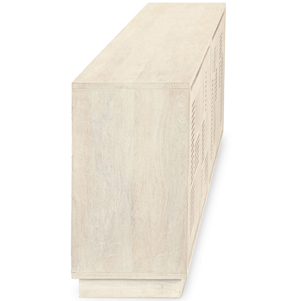 Home Fashion Lila 4 Door Buffet Whitewash