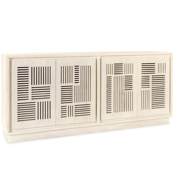 home fashion Lila 4 Door Buffet Whitewash