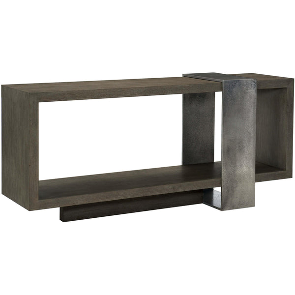 Home Fashion Linea Console Table Cerused Charcoal