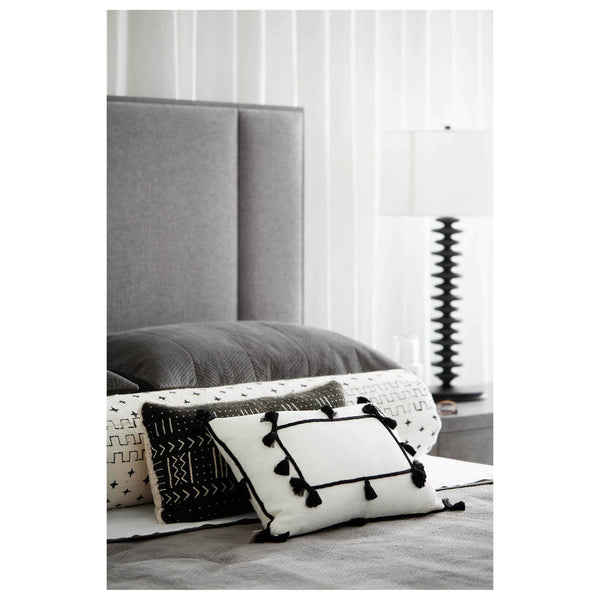 Home Fashion Linea Upholstered King Panel Bed B435