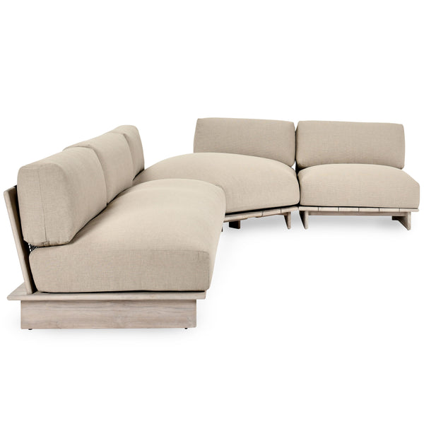 Home Fashion Livia Outdoor Sectional Taupe