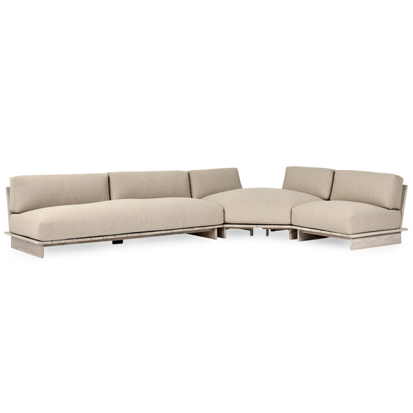 home fashion Livia Outdoor Sectional Taupe