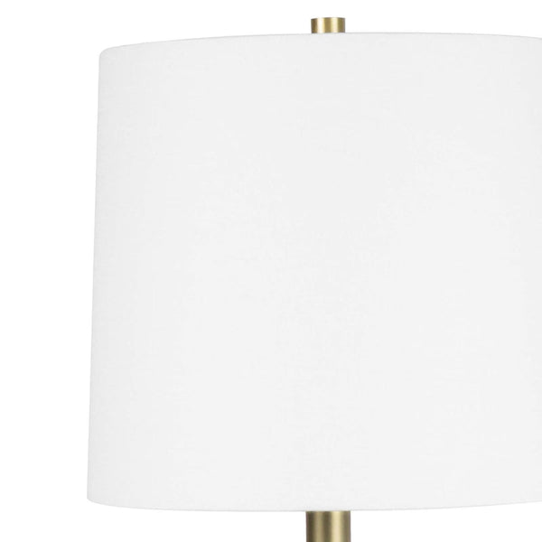 Home Fashion Logan Buffet Lamp Natural Brass