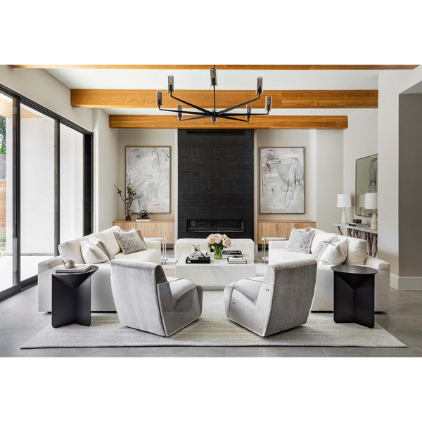 Home Fashion Lora Side Table Black