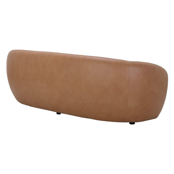 Home Fashion Lorne Leather Sofa Aline Butternut