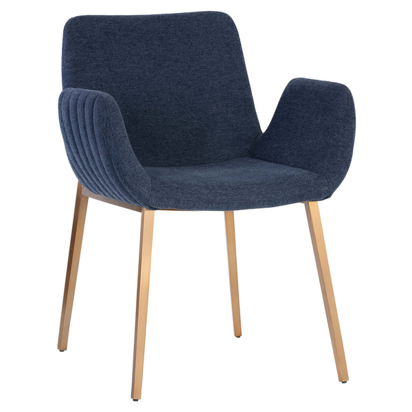 home fashion Lucano Arm Chair Belfast Navy