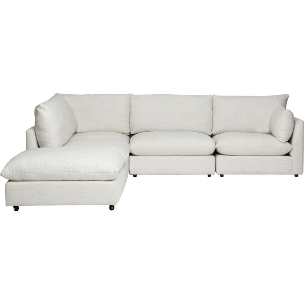 Home Fashion Luke Sectional Dalton Cream