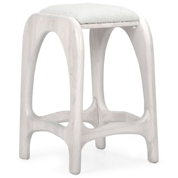home fashion Luna Counter Stool Whitewash