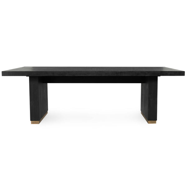 Home Fashion Lynx Rectangular Dining Table Carbon