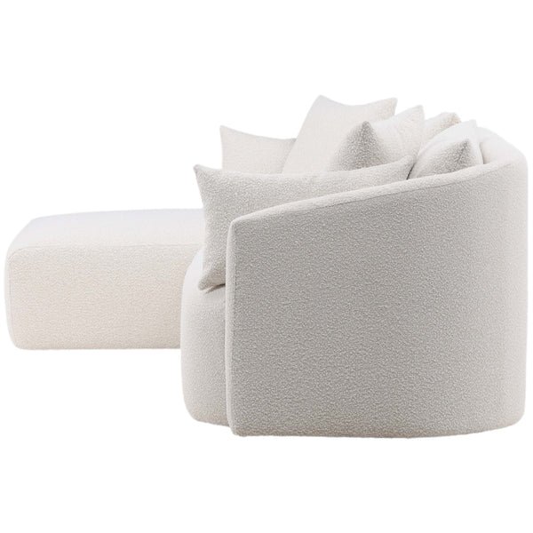 Home Fashion Mackay Sectional Cream