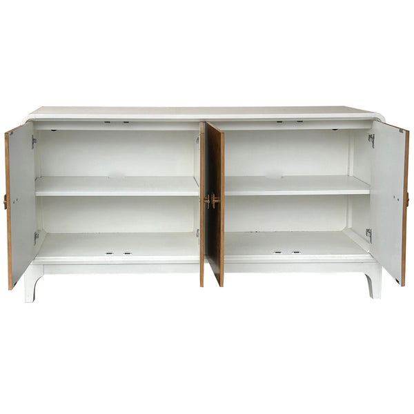 Home Fashion Maddox 4 Door Sideboard White