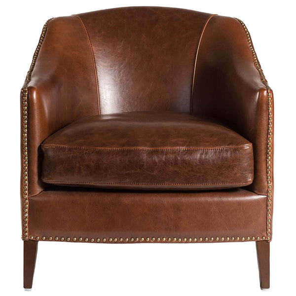 Home Fashion Madison Leather Chair Antique Saddle