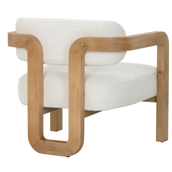 Home Fashion Madrone Chair Heather Ivory Tweed