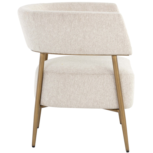 Home Fashion Maestro Chair Dove Cream