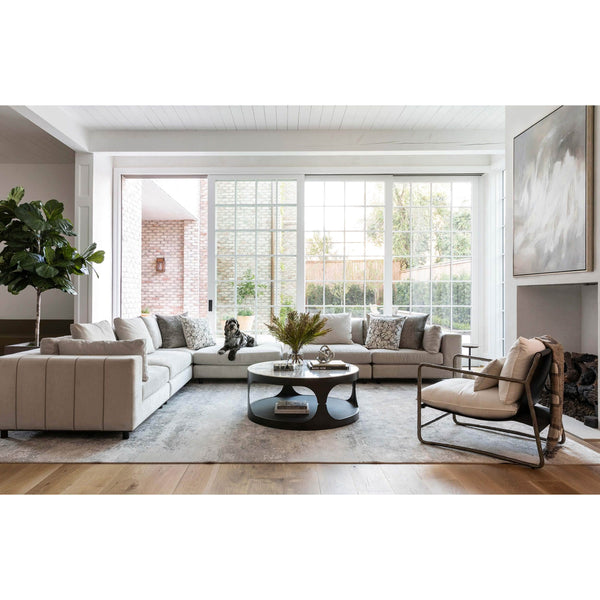 Home Fashion Magritte Round Cocktail Table