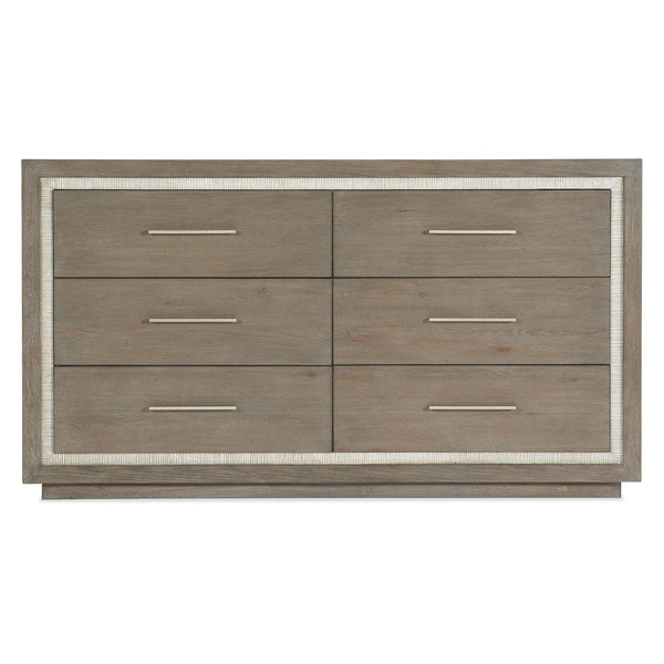 Home Fashion Mainstay 6 Drawer Dresser Washed Gray