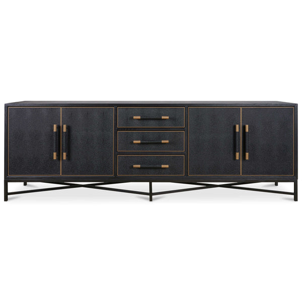 Home Fashion Mako Large Sideboard Black