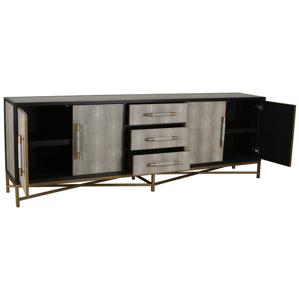 Home Fashion Mako Large Sideboard Grey