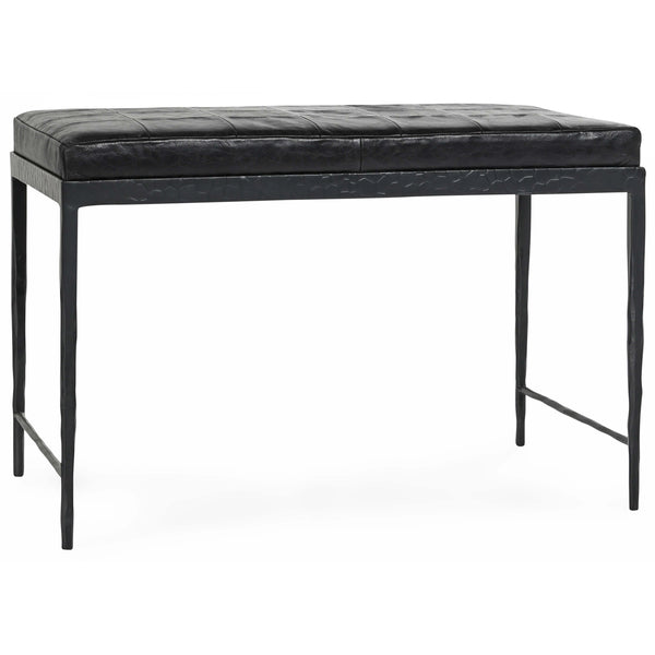 home fashion Malo Leather Bench Onyx