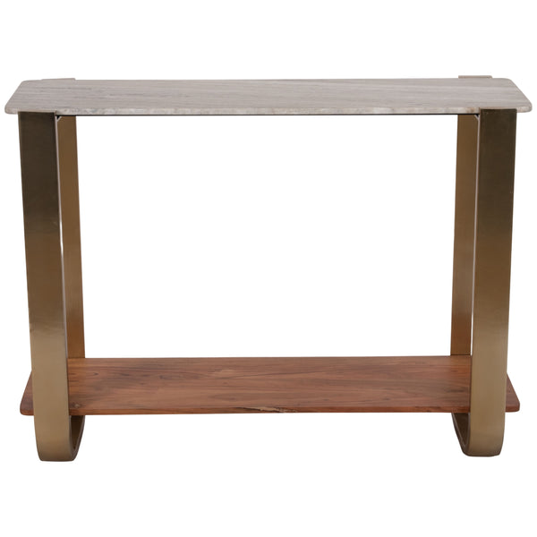 home fashion Marble Top Console Table White