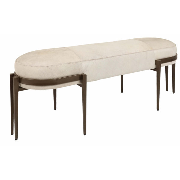 home fashion Marella Hair On Hide Bench