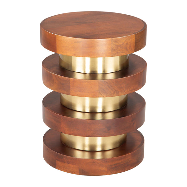 home fashion Marigot Side Table Walnut