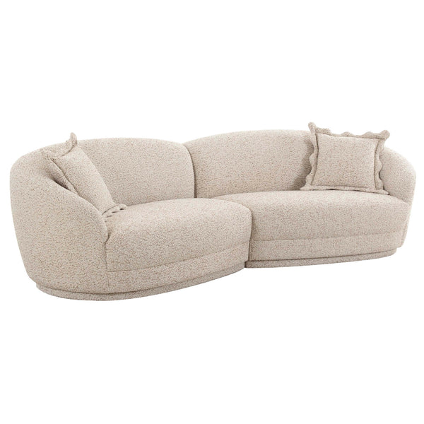 Home Fashion Marion 2 Piece Sofa Two-Tone