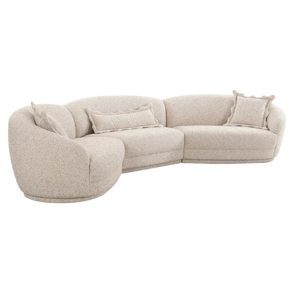 home fashion Marion 3 Piece Sectional Two-Tone