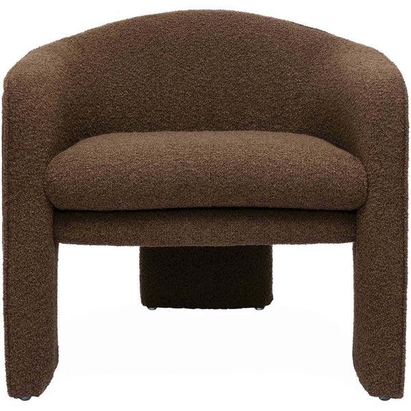 Home Fashion Marla Boucle Chair Chocolate Brown