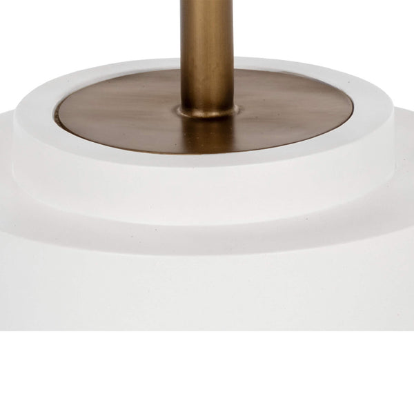 Home Fashion Marlowe 27.5" Round Bistro Table White