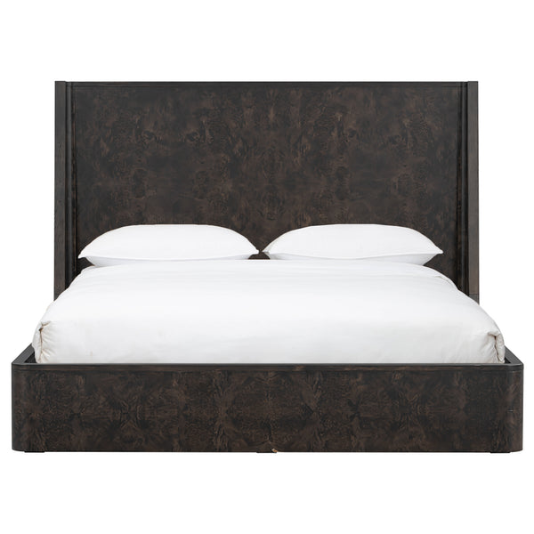 home fashion Marshall Bed Chocolate Burl