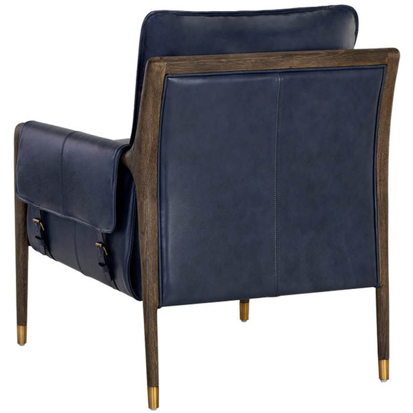 Home Fashion Mauti Leather Chair Cortina Ink