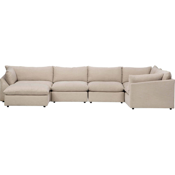 Home Fashion Maverick Sectional Daly Linen