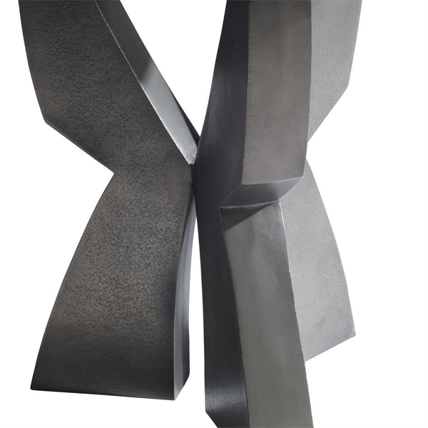 Home Fashion Mazo Side Table Black Nickel