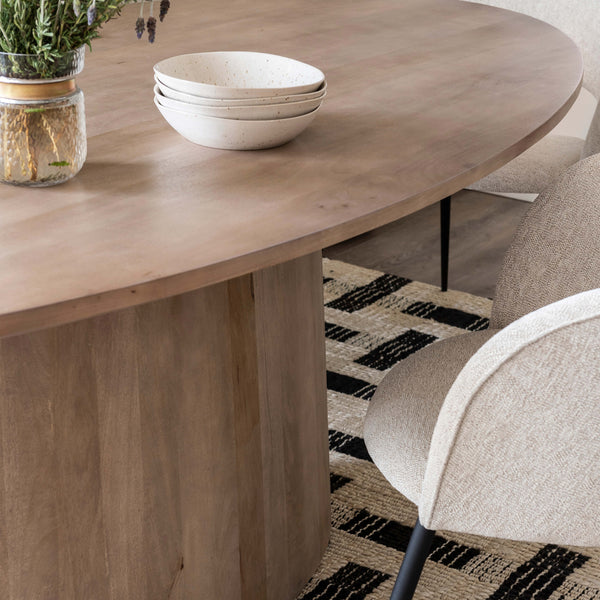 Home Fashion Merrick Oval Dining Table