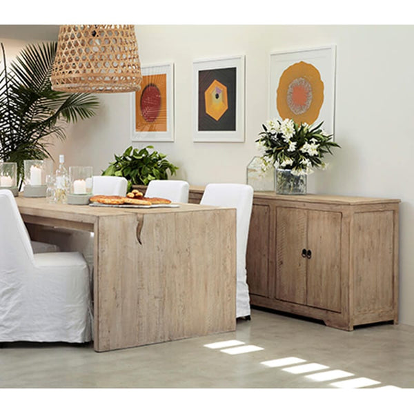 Home Fashion Merwin Dining Table Light Warm