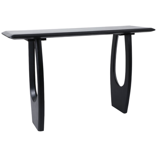 Home Fashion Mid-Century Console Table Black
