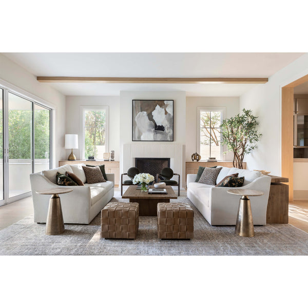 Home Fashion Midsummer Accent Table Antique Brass