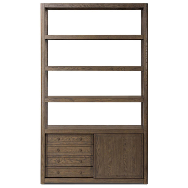 Home Fashion Miko Bookcase Fawn Oak By Four Hands