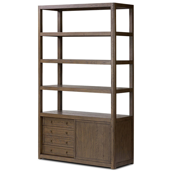home fashion Miko Bookcase Fawn Oak by Four Hands