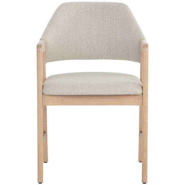 Home Fashion Milton Arm Chair Mina Ivory Set Of 2