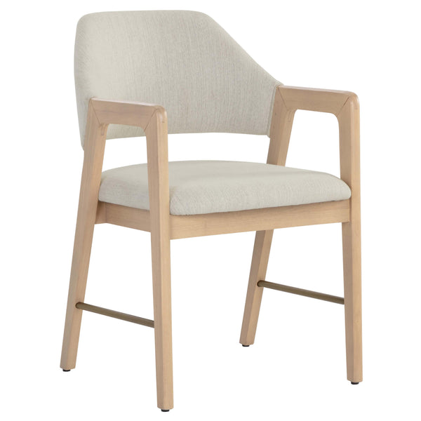 home fashion Milton Arm Chair Mina Ivory Set of 2