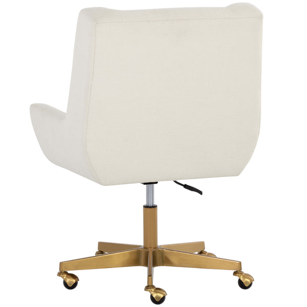 Home Fashion Mirian Office Chair Zenith Alabaster